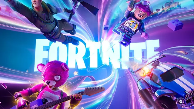 Fortnite battle royale combat screenshot from IGN
